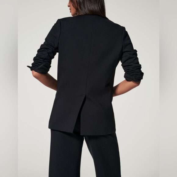 SPANX The Perfect Oversized Blazer In Black Size L - Picture 5 of 16